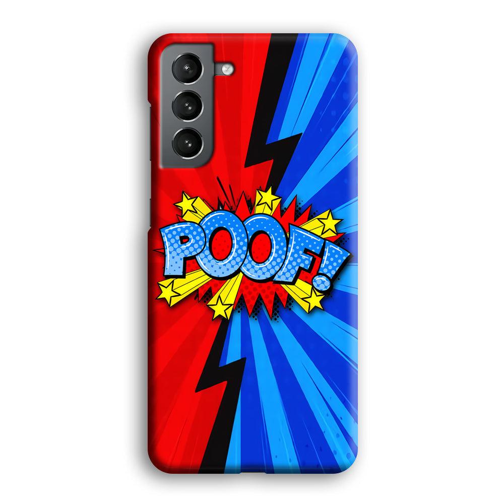 Comic Poof Icon Samsung Galaxy S21 Case-Oxvistore