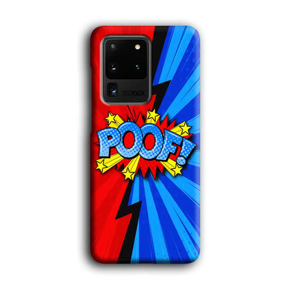 Comic Poof Icon Samsung Galaxy S20 Ultra Case-Oxvistore