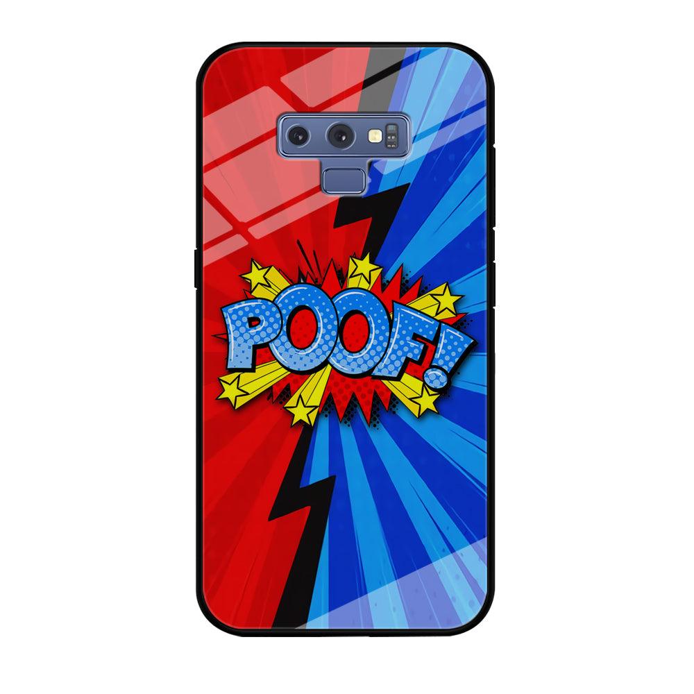 Comic Poof Icon Samsung Galaxy Note 9 Case-Oxvistore