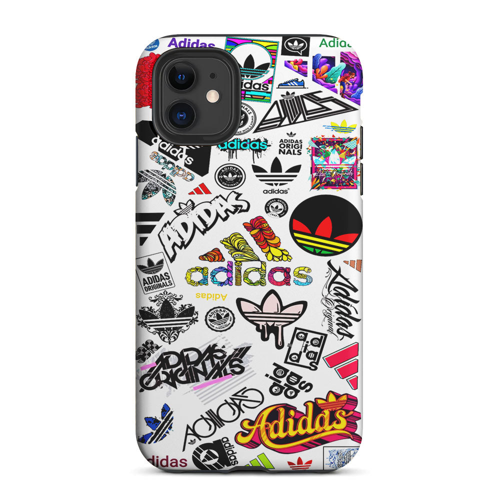 Cool Adidas Logo Collection 2 in 1 Tough Phone Case