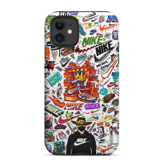 Cool King Nike Logo 2 in 1 Tough Phone Case