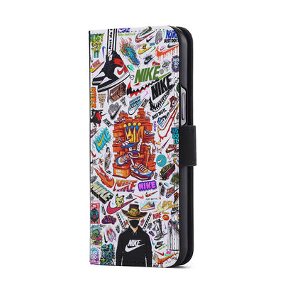 Cool King Nike Logo Flip Wallet Phone Case