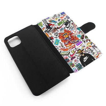 Cool King Nike Logo Flip Wallet Phone Case