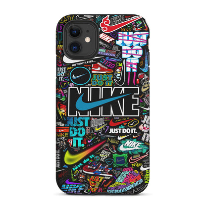 Cool Nike Logo Art 2 in 1 Tough Phone Case