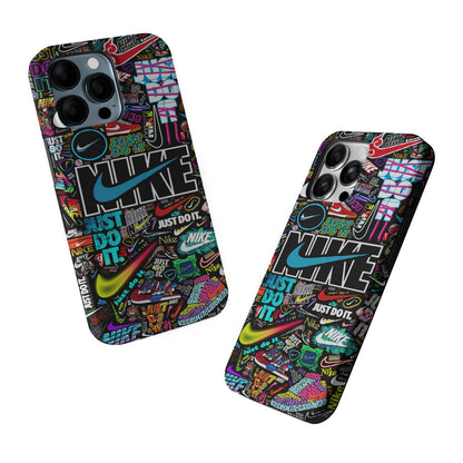 Cool Nike Logo Art 2 in 1 Tough Phone Case