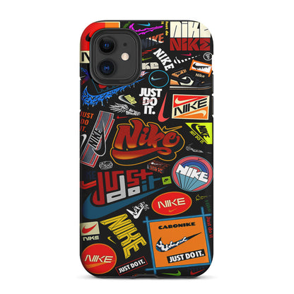 Cool Nike Logo Collection 2 in 1 Tough Phone Case