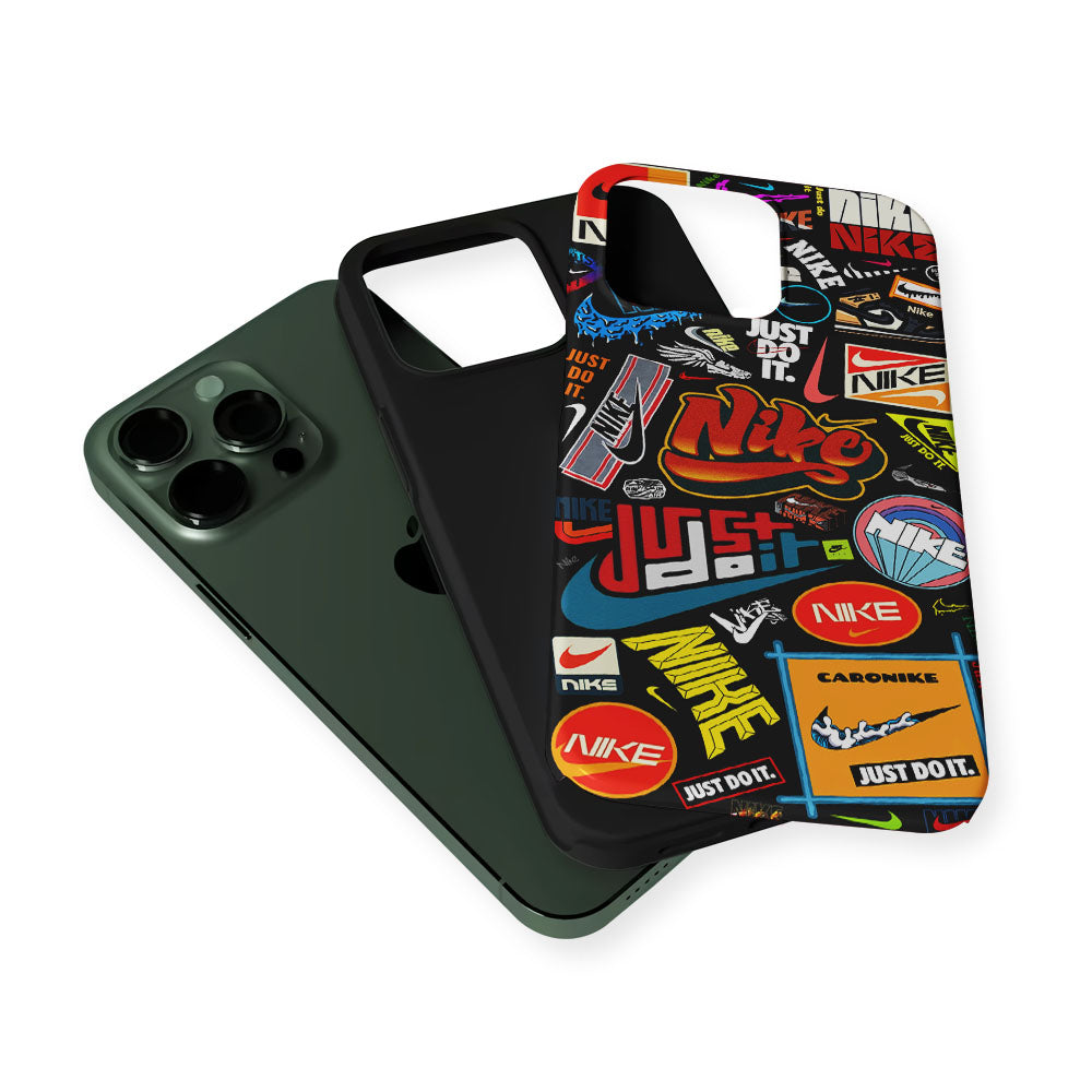 Cool Nike Logo Collection 2 in 1 Tough Phone Case