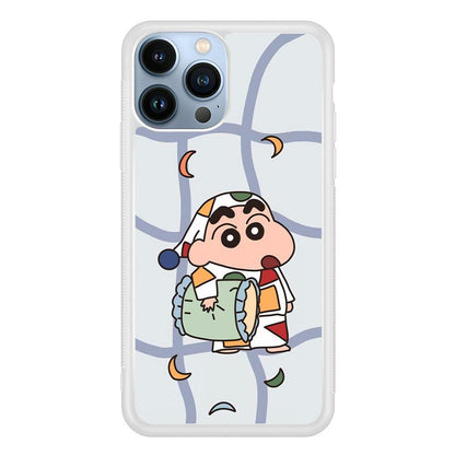 Crayon Shinchan Night to Take a Rest iPhone 15 Pro Case-Oxvistore