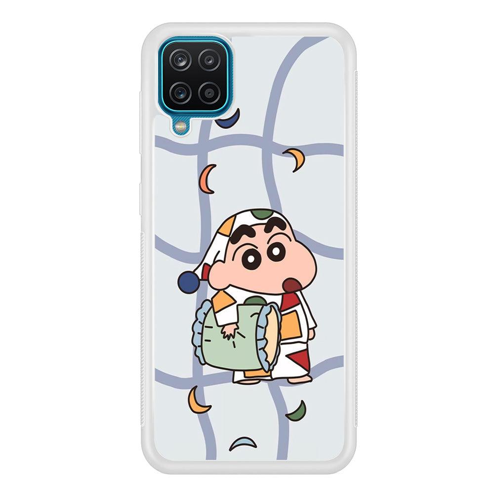 Crayon Shinchan Night to Take a Rest Samsung Galaxy A12 Case-Oxvistore