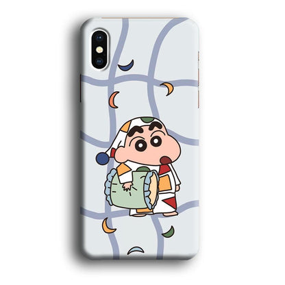 Crayon Shinchan Night to Take a Rest iPhone X Case-Oxvistore