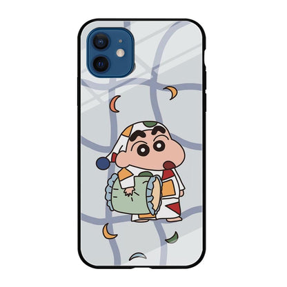 Crayon Shinchan Night to Take a Rest iPhone 12 Case-Oxvistore