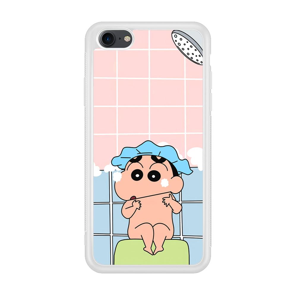 Crayon Shinchan Shower Time iPhone 8 Case-Oxvistore