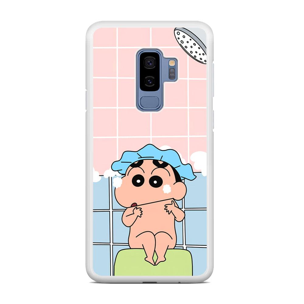 Crayon Shinchan Shower Time Samsung Galaxy S9 Plus Case-Oxvistore