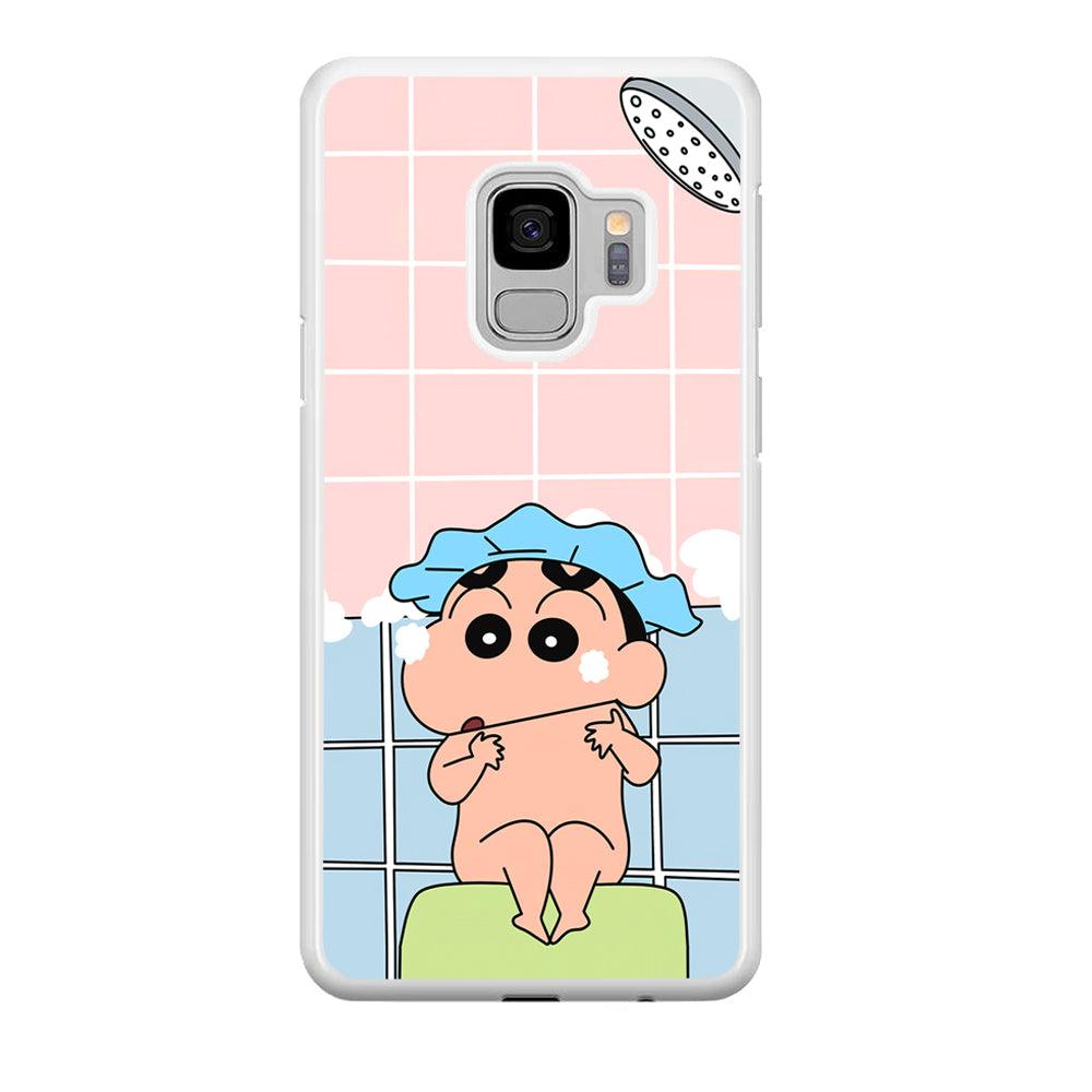 Crayon Shinchan Shower Time Samsung Galaxy S9 Case-Oxvistore