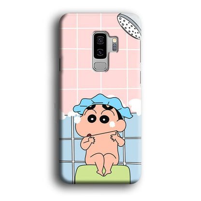 Crayon Shinchan Shower Time Samsung Galaxy S9 Plus Case-Oxvistore