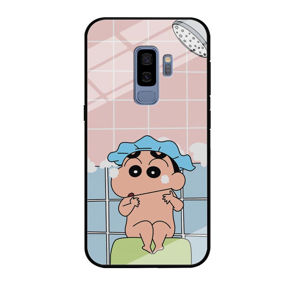 Crayon Shinchan Shower Time Samsung Galaxy S9 Plus Case-Oxvistore