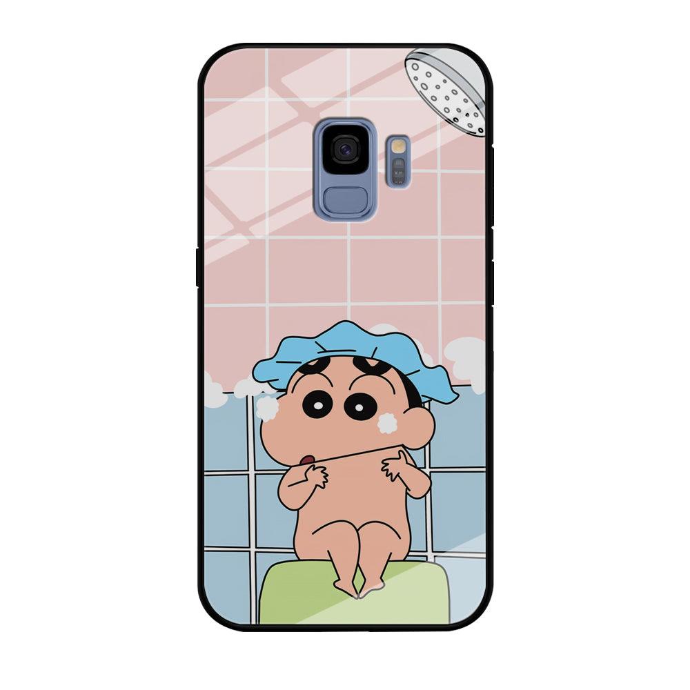 Crayon Shinchan Shower Time Samsung Galaxy S9 Case-Oxvistore