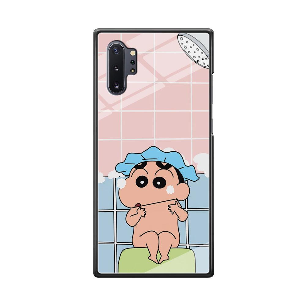 Crayon Shinchan Shower Time Samsung Galaxy Note 10 Plus Case-Oxvistore