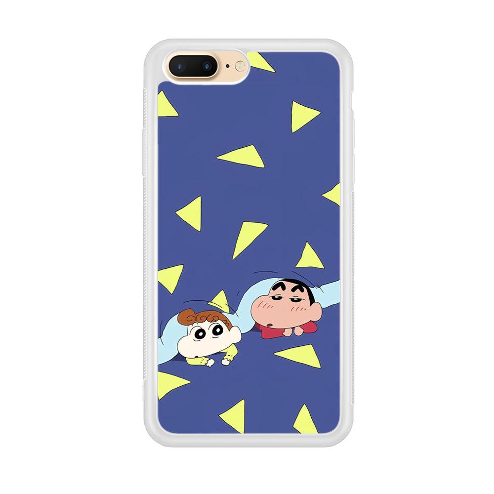 Crayon Shinchan Time to Sleep iPhone 8 Plus Case-Oxvistore