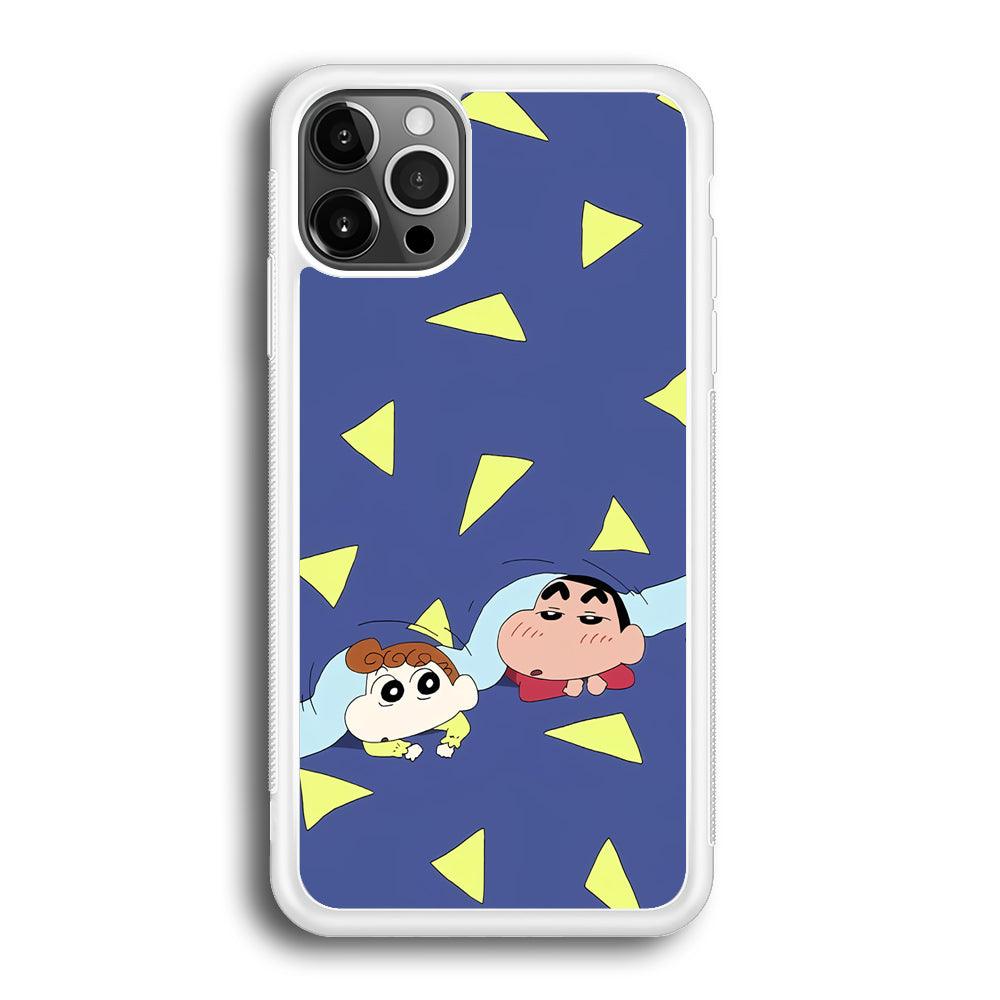 Crayon Shinchan Time to Sleep iPhone 12 Pro Case-Oxvistore