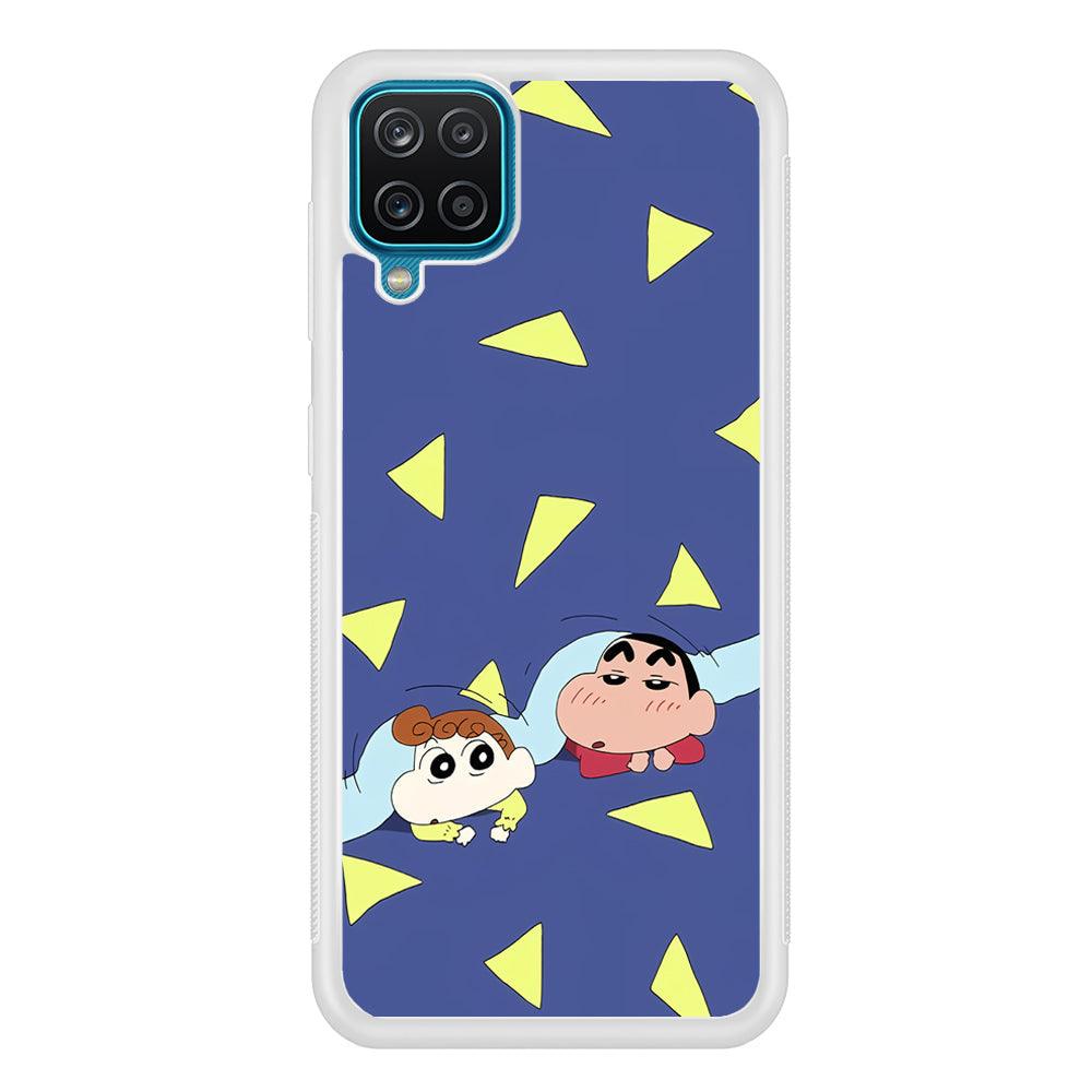 Crayon Shinchan Time to Sleep Samsung Galaxy A12 Case-Oxvistore