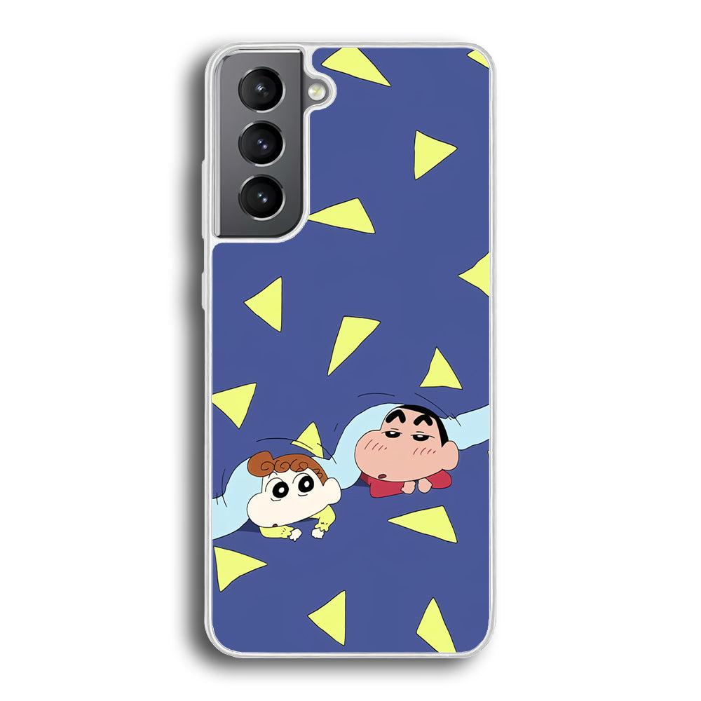 Crayon Shinchan Time to Sleep Samsung Galaxy S21 Plus Case-Oxvistore