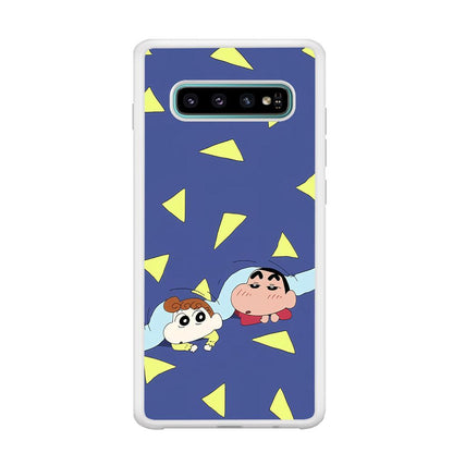 Crayon Shinchan Time to Sleep Samsung Galaxy S10 Plus Case-Oxvistore