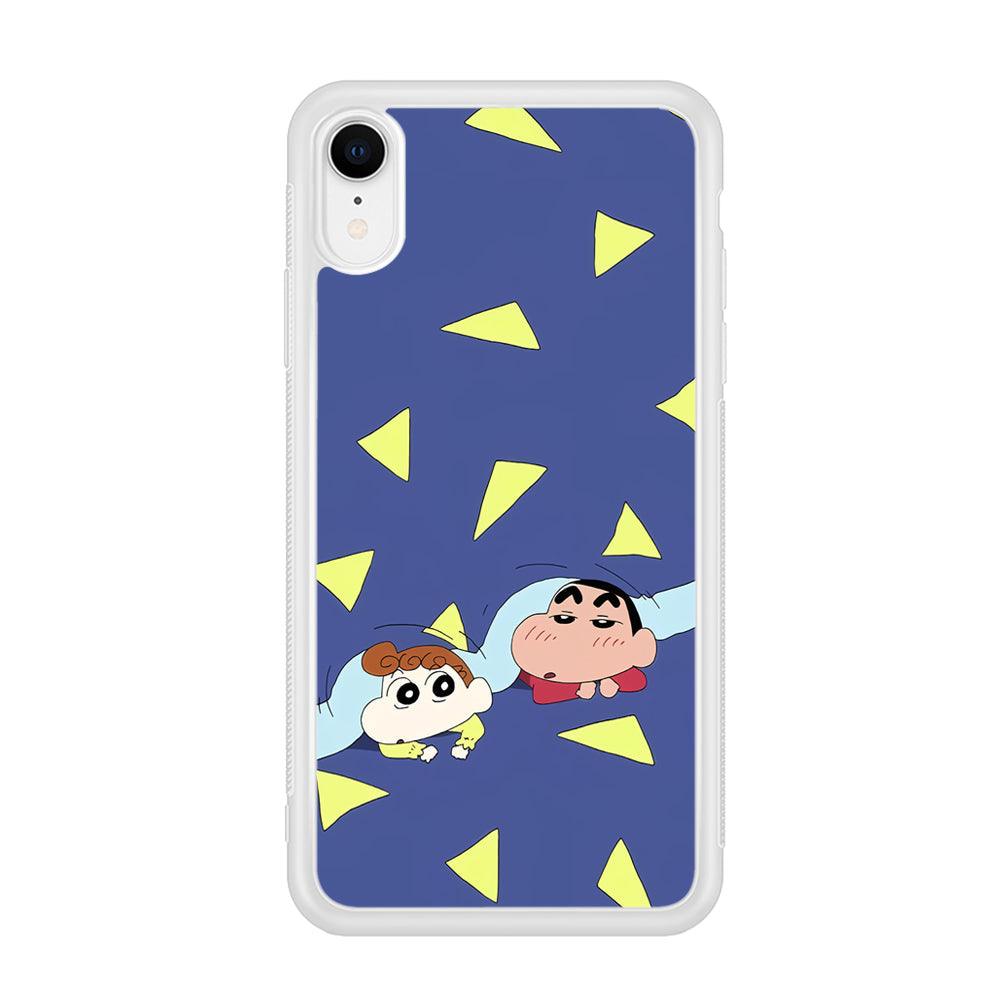 Crayon Shinchan Time to Sleep iPhone XR Case-Oxvistore