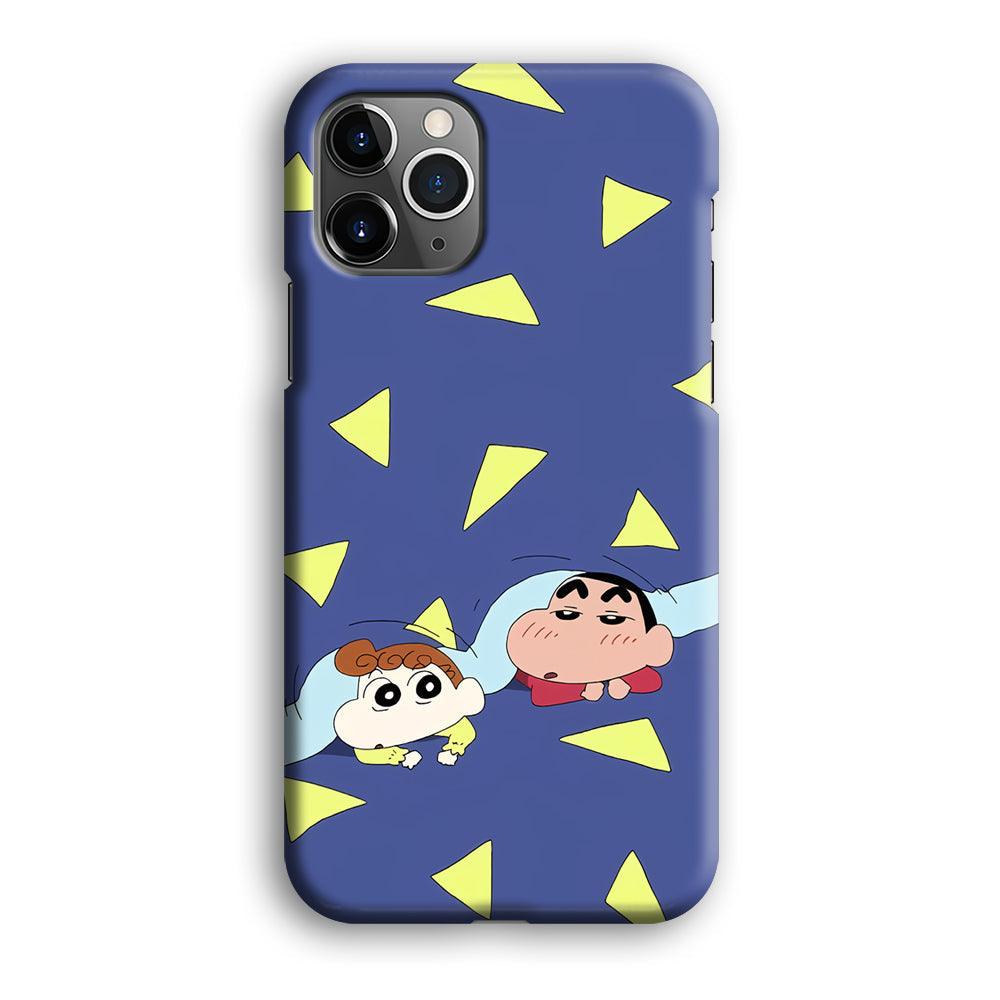 Crayon Shinchan Time to Sleep iPhone 12 Pro Case-Oxvistore