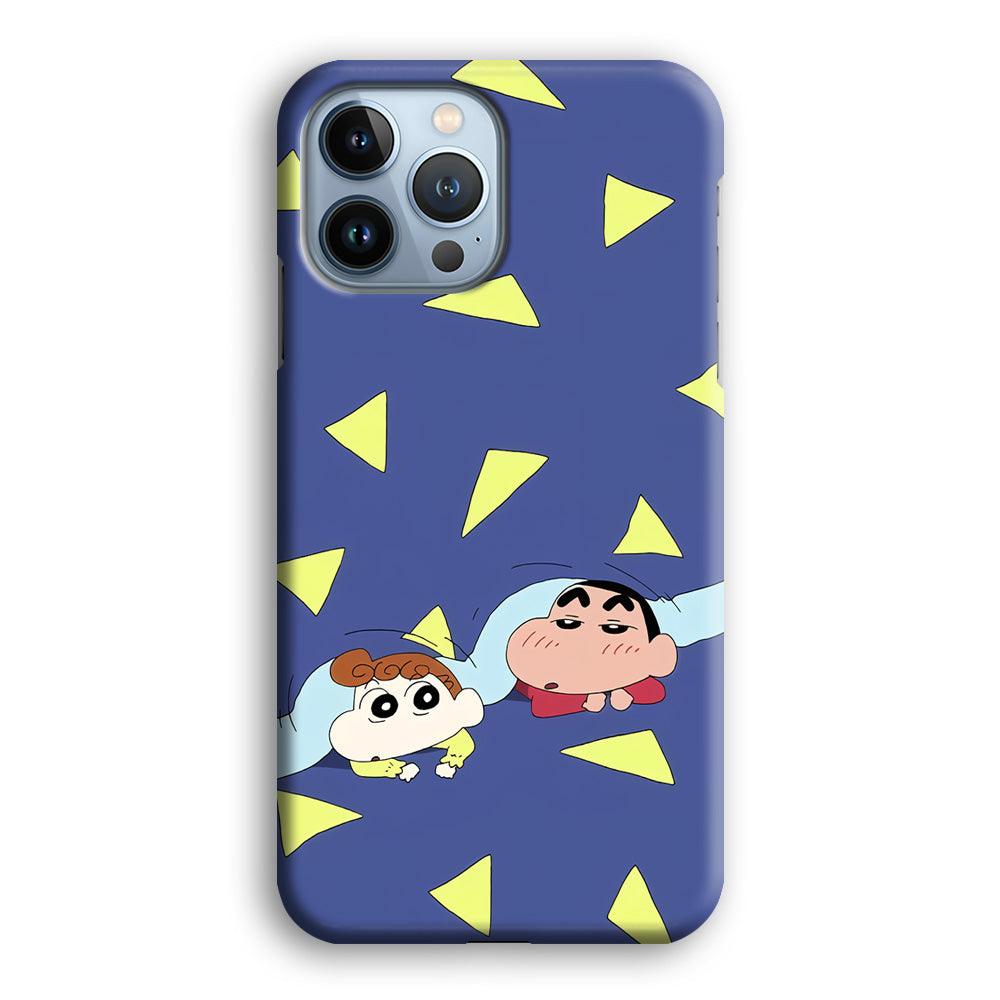 Crayon Shinchan Time to Sleep iPhone 15 Pro Max Case-Oxvistore