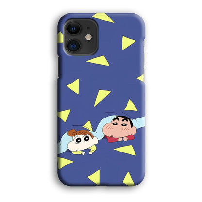 Crayon Shinchan Time to Sleep iPhone 12 Case-Oxvistore