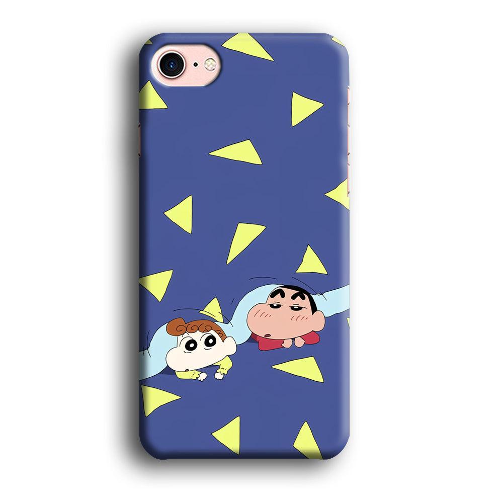 Crayon Shinchan Time to Sleep iPhone 8 Case-Oxvistore