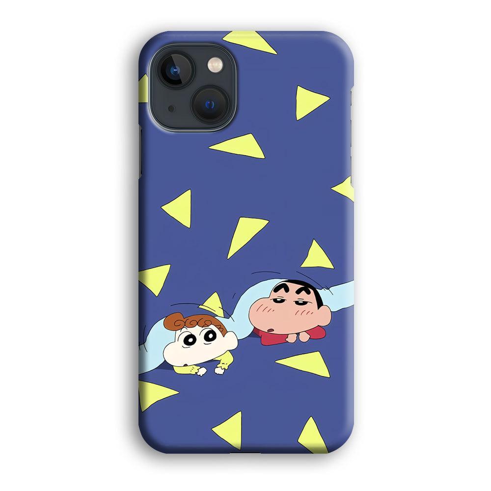 Crayon Shinchan Time to Sleep iPhone 13 Case-Oxvistore