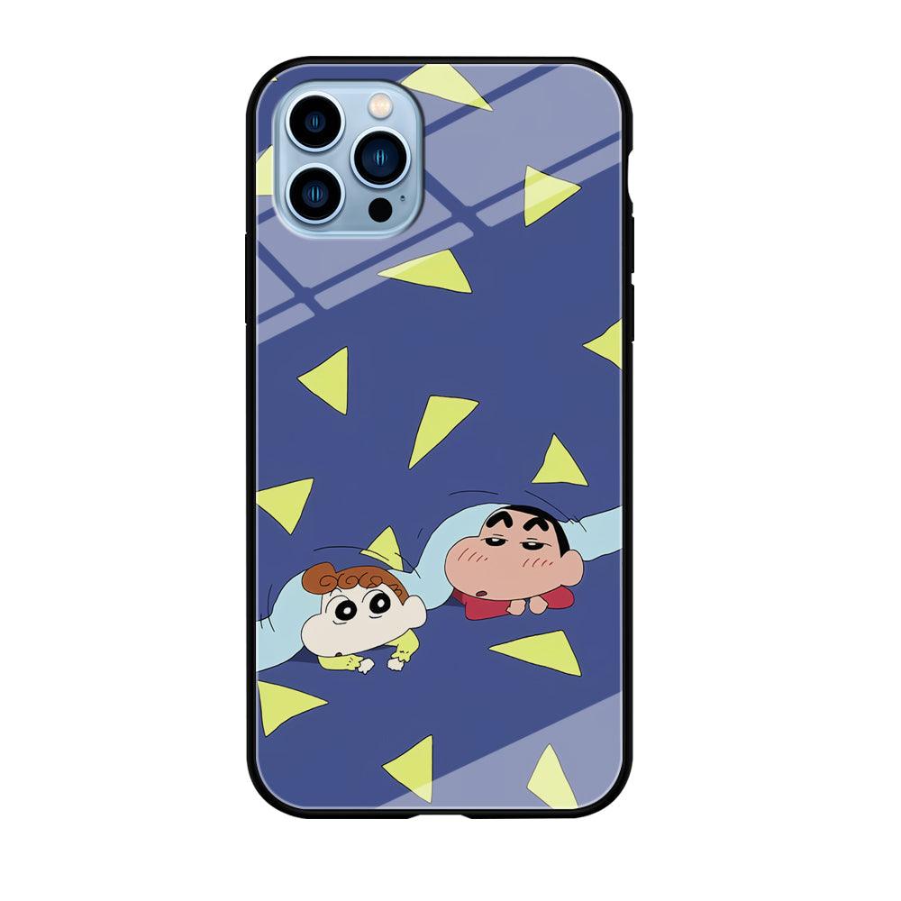 Crayon Shinchan Time to Sleep iPhone 12 Pro Case-Oxvistore