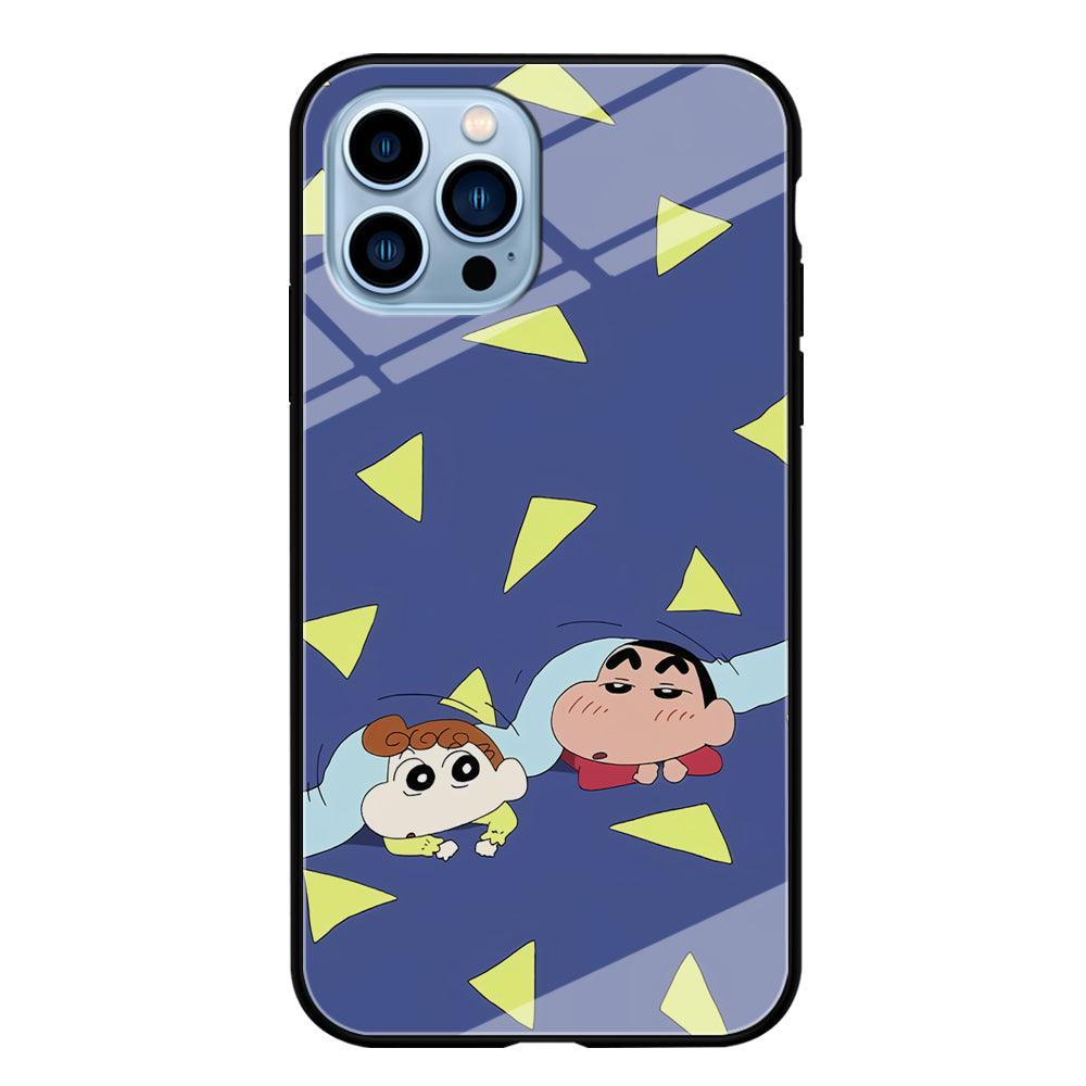 Crayon Shinchan Time to Sleep iPhone 15 Pro Case-Oxvistore