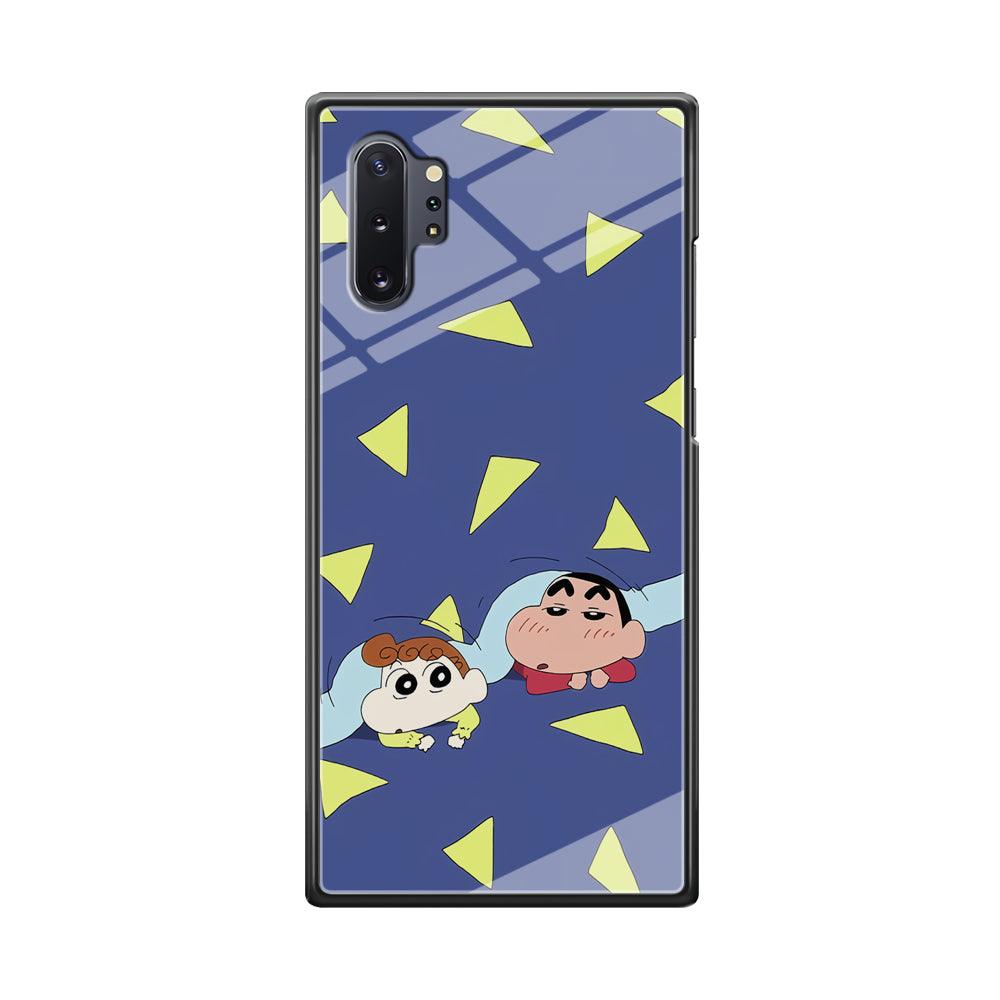 Crayon Shinchan Time to Sleep Samsung Galaxy Note 10 Plus Case-Oxvistore