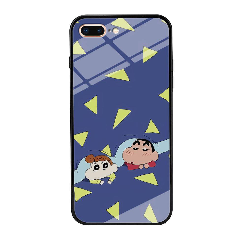 Crayon Shinchan Time to Sleep iPhone 8 Plus Case-Oxvistore