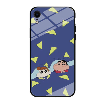 Crayon Shinchan Time to Sleep iPhone XR Case-Oxvistore