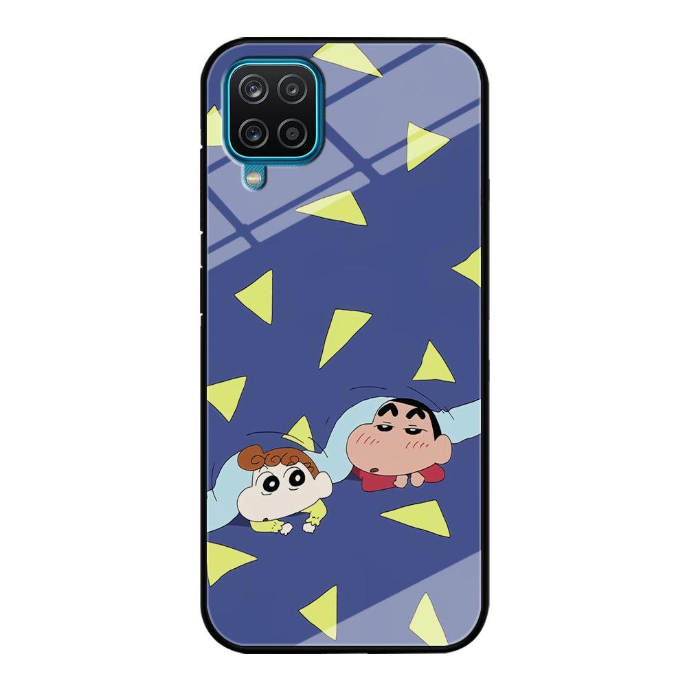 Crayon Shinchan Time to Sleep Samsung Galaxy A12 Case-Oxvistore