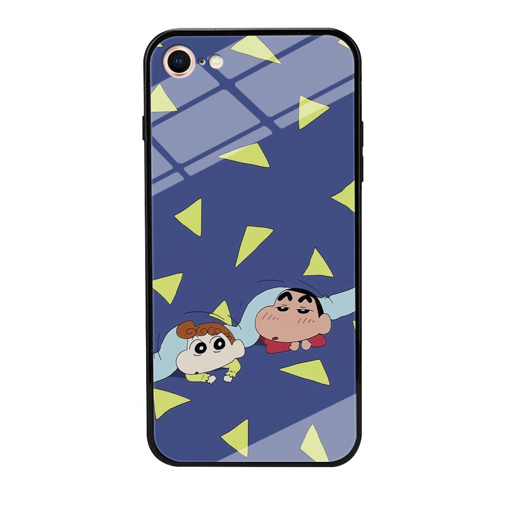 Crayon Shinchan Time to Sleep iPhone 8 Case-Oxvistore