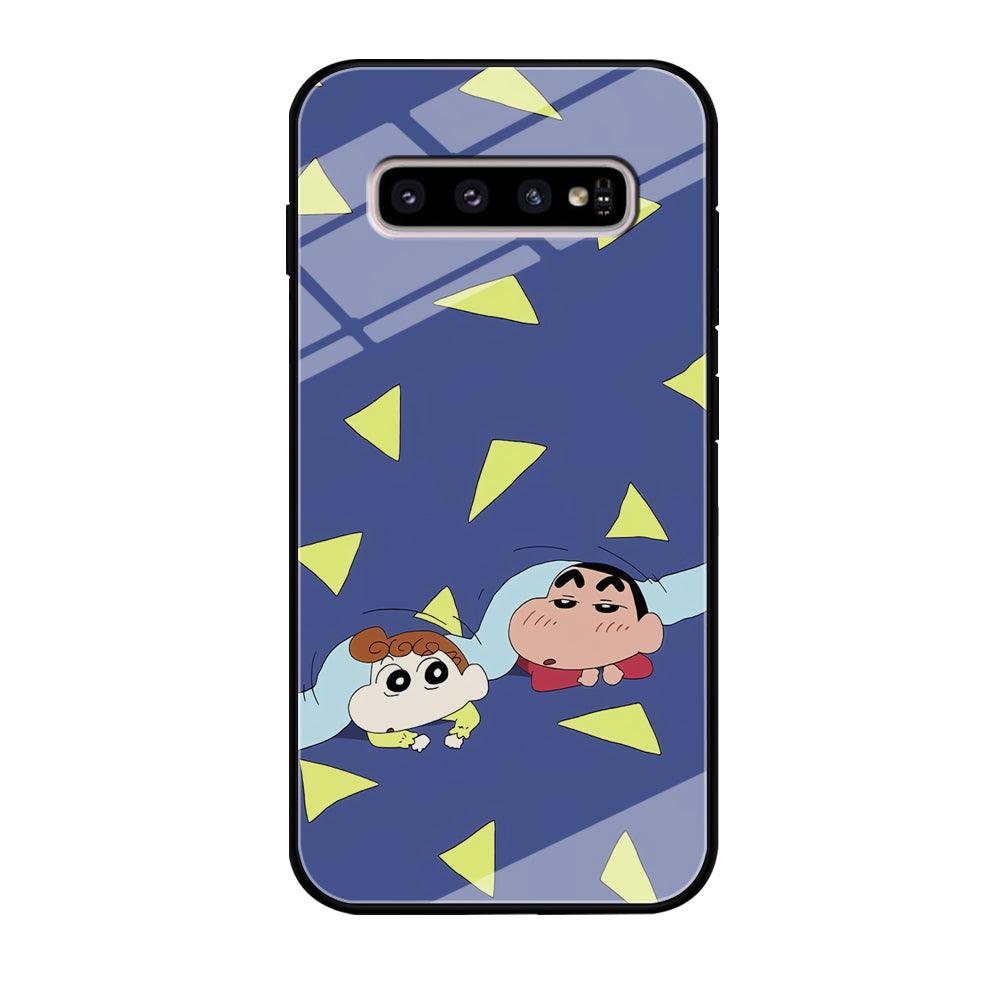 Crayon Shinchan Time to Sleep Samsung Galaxy S10 Plus Case-Oxvistore