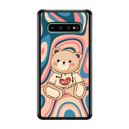 Cute Bear with Hoodie Samsung Galaxy S10 Plus Case-Oxvistore