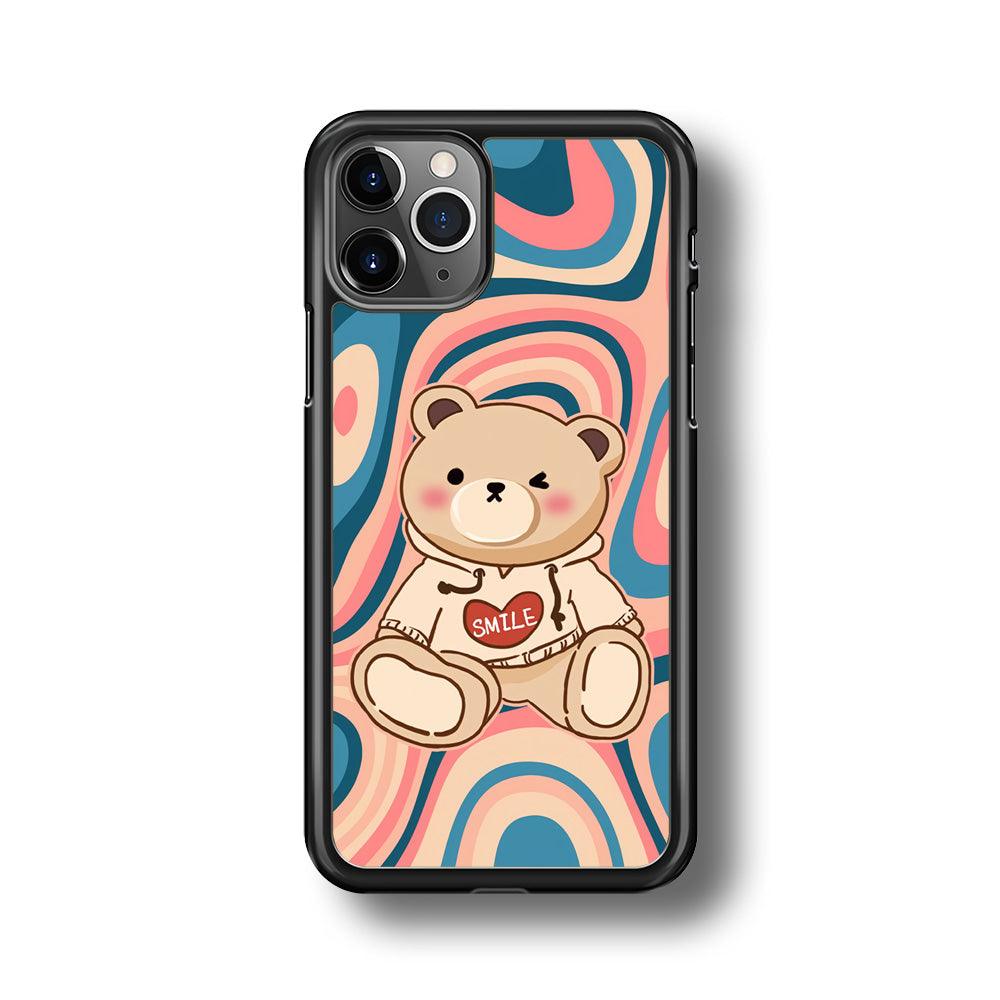 Cute Bear with Hoodie iPhone 11 Pro Max Case-3D Case-Oxvistore