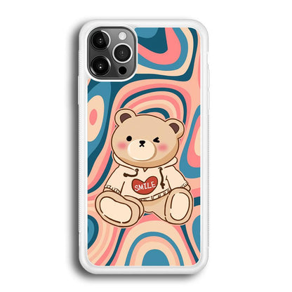 Cute Bear with Hoodie iPhone 12 Pro Case-Oxvistore