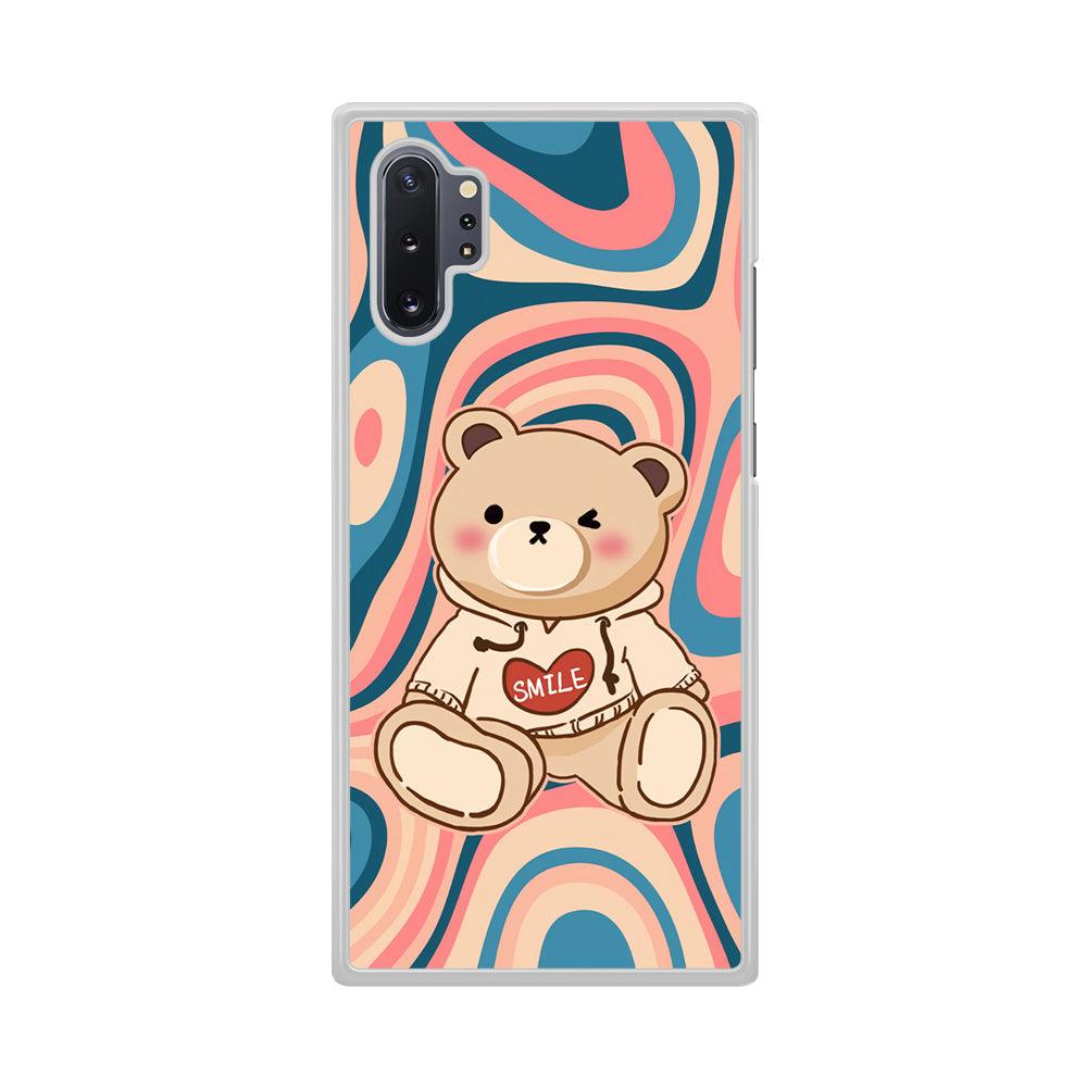 Cute Bear with Hoodie Samsung Galaxy Note 10 Plus Case-Oxvistore