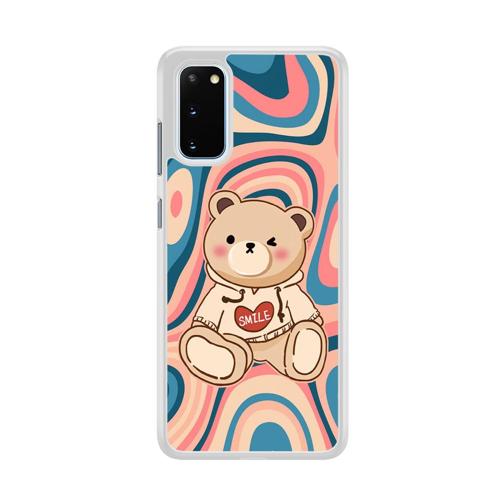 Cute Bear with Hoodie Samsung Galaxy S20 Case-Oxvistore