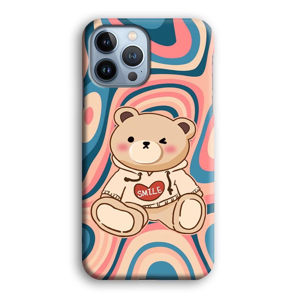 Cute Bear with Hoodie iPhone 13 Pro Case-Oxvistore