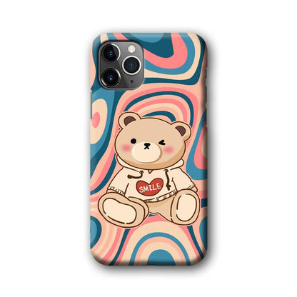 Cute Bear with Hoodie iPhone 11 Pro Case-Oxvistore