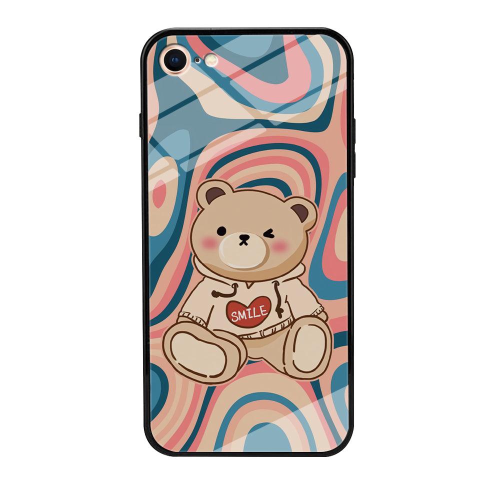 Cute Bear with Hoodie iPhone 8 Case-Oxvistore