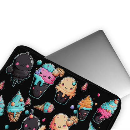 Cute Cartoon Ice Creams Laptop Sleeve Protective Cover